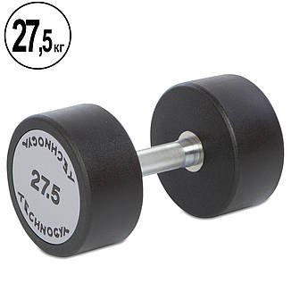 Гантель 27.5 кг цільна поліуретанова TECHNOGYM, фото 1
