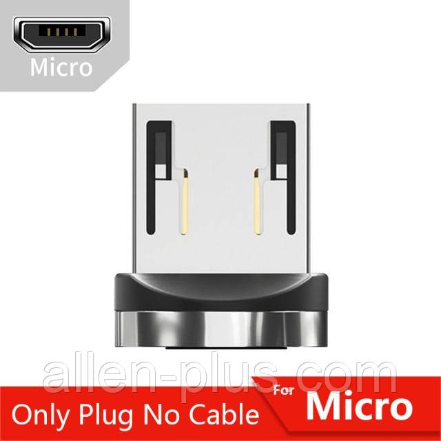 Конектор Essager круглий, microUSB (передавання даних/заряджання)