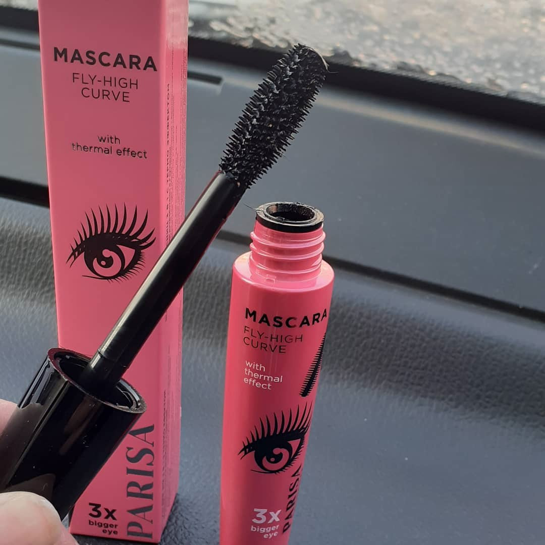 Водостійка туш для вій з термо ефектом Parisa Cosmetics 3 в 1 чорна