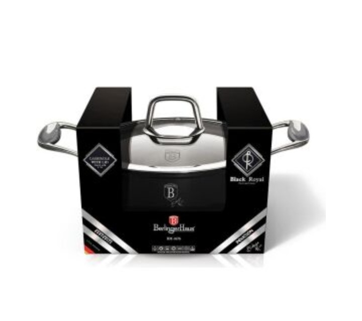Каструля Royal Black 2.5 л, титанове антипригарне покриття ВН 1676