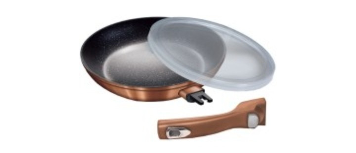 Сковорода 24 см з пластиковою кришкою Berlinger Haus BH 1948, фото 1