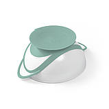 Мисочка з присоскою та ложечкою 1063 Babyono, Бірюзовий 1063/04, фото 3