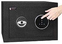 Сейф мебельный Griffon M.30.F BLACK c биометрическим замком (ВxШxГ:300x425x345), сейф для дома, сейф для денег