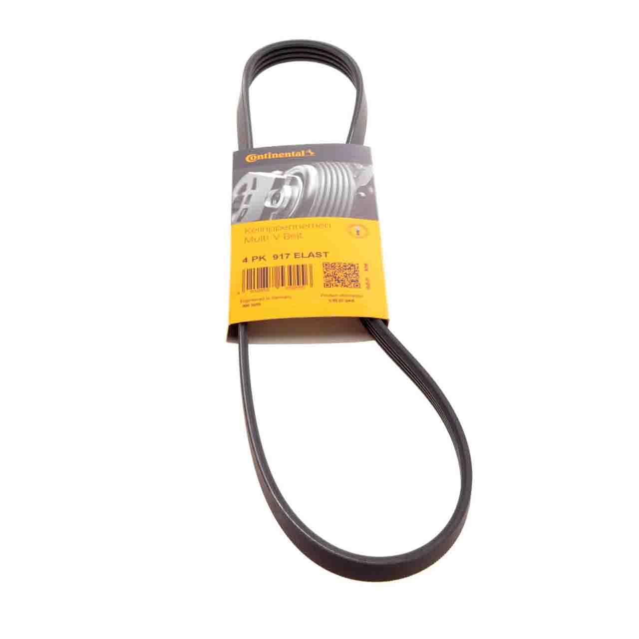 Ремінь 4PK917 ELAST Contitech (Німеччина) генератора поліклинові | многоручейковый 4РК 917 ELAST