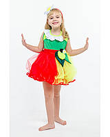 Карнавальный детский костюм "Яблоко" (Яблочко) для девочки