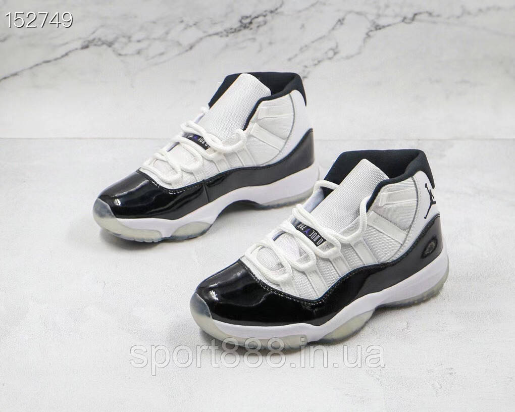 Air jordan 11 retro concord hotsell white black