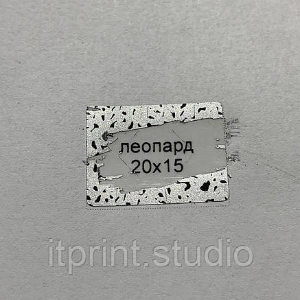 Скретч наклейка леопард 20x15 мм, фото 2