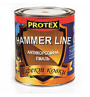 Емаль з ефектом Ковки HAMMER LINE ТМ PROTEX(0,75 кг). Від упаковки