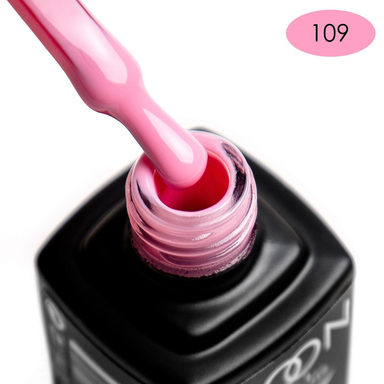 Гель-лак MOON FULL color Gel polish №109 (рожеве хмара, емаль), 8 мл