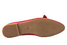 Туфлі жіночі з натуральної шкіри, на низькому ходу, колір червоний, Туреччина Mario Muzi, 38, фото 6