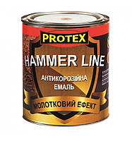 Эмаль молотковая HAMMER LINE (0,75кг) ТМ Protex. От упаковки.