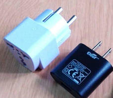 Адаптер мережевий 5В 1А + адаптер харчування (конвертер) на євро