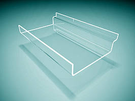 Полка для экономпанели с бортиком 200х30х100 мм Ташута  (32-12100-01)