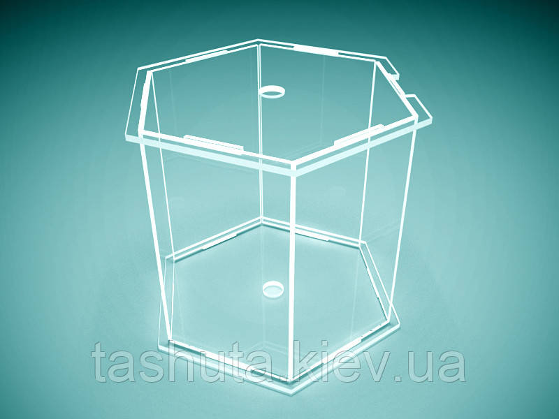 Акриловый ярус (бокс) для торта 150х150мм Ташута  (32-23210-01)