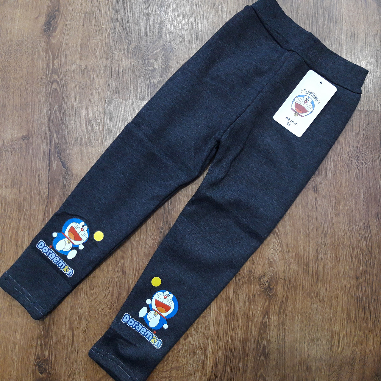 Дитячі теплі лосини з начосом"I`m Doraemon" Art: 616-1 Сірі 65 см.(3-4 роки)