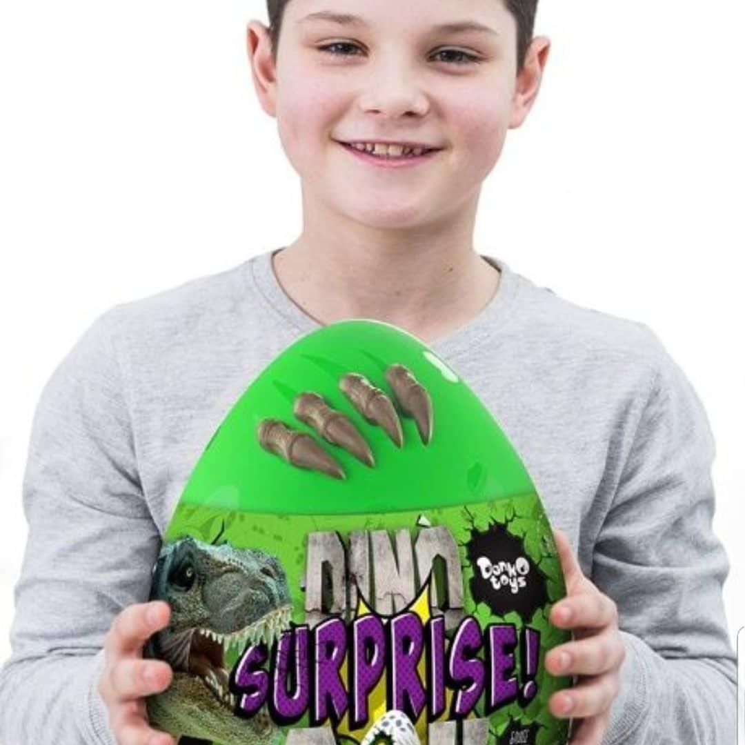 Ігровий набір Danko Toys Dino WOW Box яйце динозавра з аксесуарами 35х25х25 см