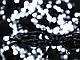 Гірлянда чорний дріт лампа Рубінка велика 100LED (білий) LED100W-8 80шт 8644, фото 4