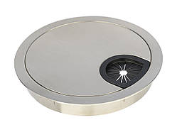 Пропуск для кабелю врізний GIFF Luna d=80 мм чорний