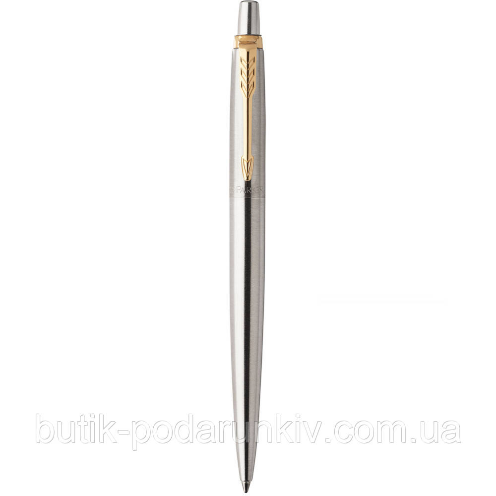 Шариковая ручка Parker JOTTER Stainless Steel GT - фото 1 - id-p1495076828