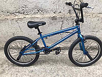 Трюкових велосипедів Crosser BMX 20" Blue сталевий до 110кг колір блакитний металік