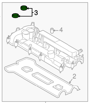 Сальник клапанної кришки Ford Edge 2.0/ 2.7/ 3.5