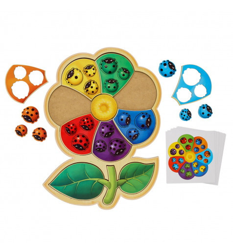 Сортер дитячий Ань-Янь "Цветик-семицветик-2" з картками, ПСФ039