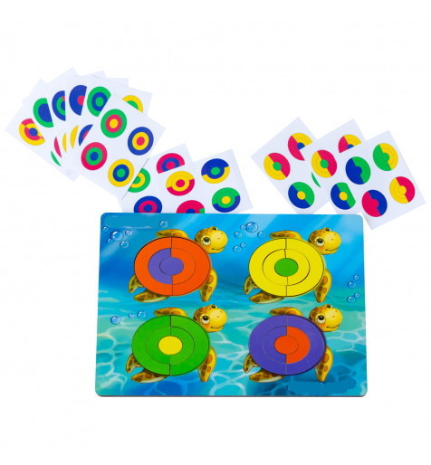 Сортер дитячий Ань-Янь "Черепашки-кольору", ПСД138