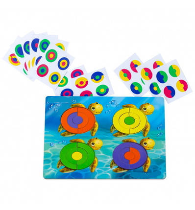 Сортер дитячий Ань-Янь "Черепашки-кольору", ПСД138, фото 1