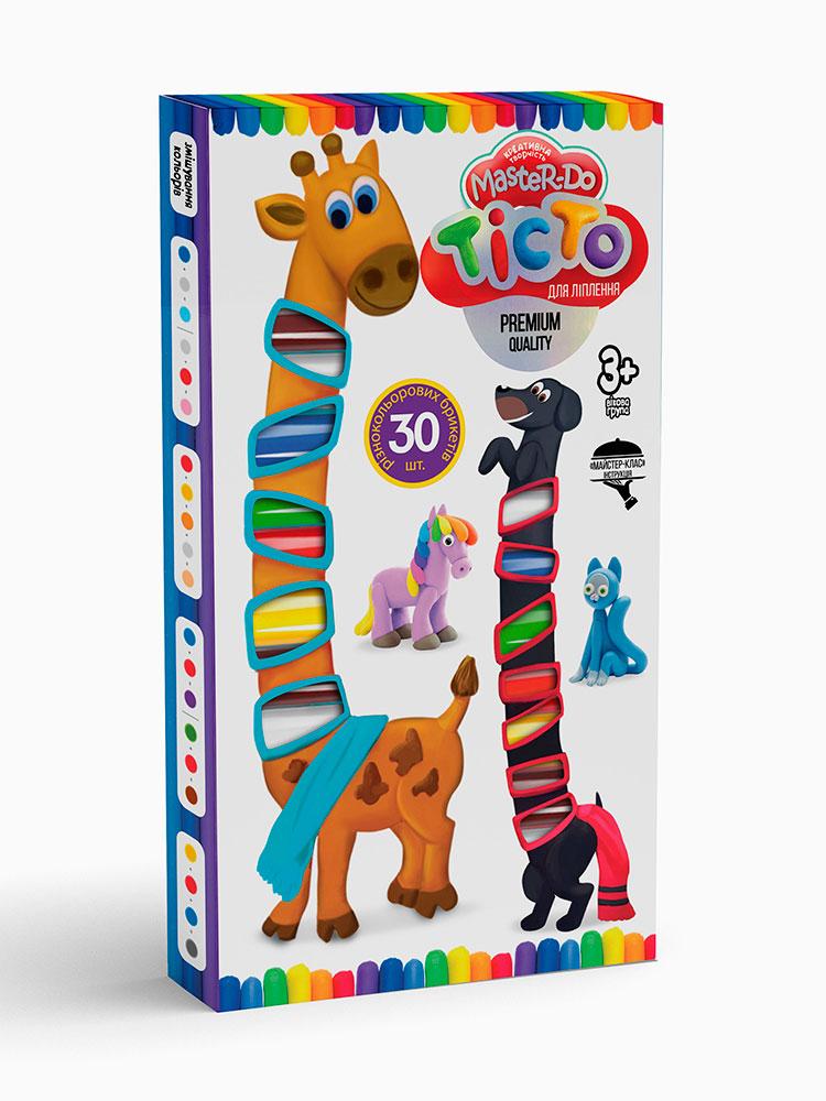 Тісто для дитячих розваг Danko Toys "Master Do" 30 кольорів, TMD-19-01U