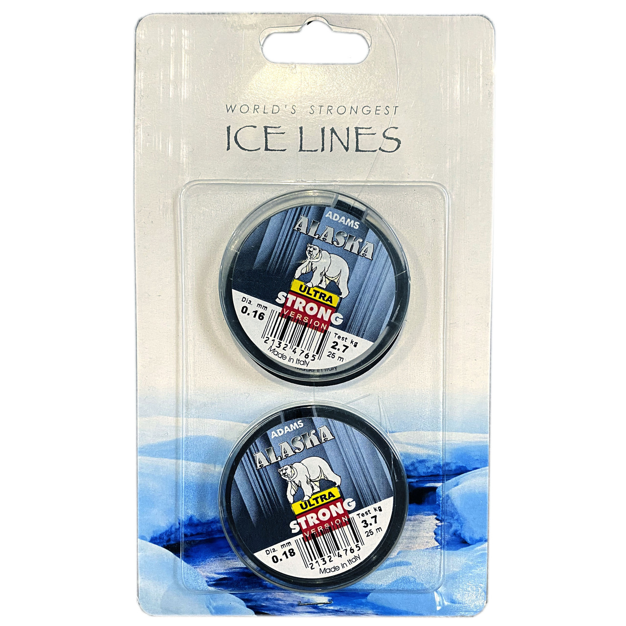 Волосінь Adams Ice Line 0.14 мм, 0.18 мм