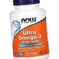Ультра омега 3 NOW Foods Ultra Omega-3 90 капс Жирні кислоти