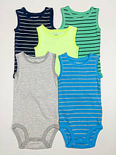 Боді-майки для хлопчика Картерс набір 5шт, 6м (61-69см)