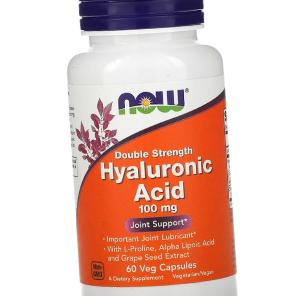 Гіалуронова кислота NOW Hyaluronic Acid 60 капс