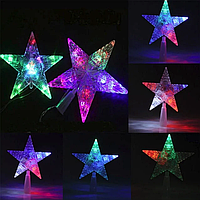 Звезда-верхушка светодиодная ЛЕД на елку 20 лампочек