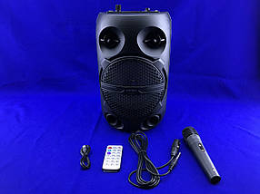 Bluetooth колонка з мікрофоном для караоке Kimiso QS-611