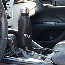 Термобутилка Tavialo 500 мл маковий чорний колір, фото 2