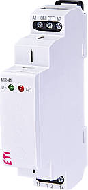 Імпульсне реле ЕТІ MR-41 UNI 1CO 16A 12-240V AC/DC з функцією "пам'яті" 2470007