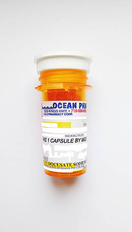Docusate sodium 100 mg softgel 30 capsules, фото 2