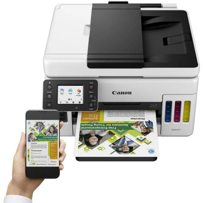 БФП струменевий кольоровий з вбудованою СБПЧ Canon GX7040 (4471C009) Ethernet, USB, Wi-Fi