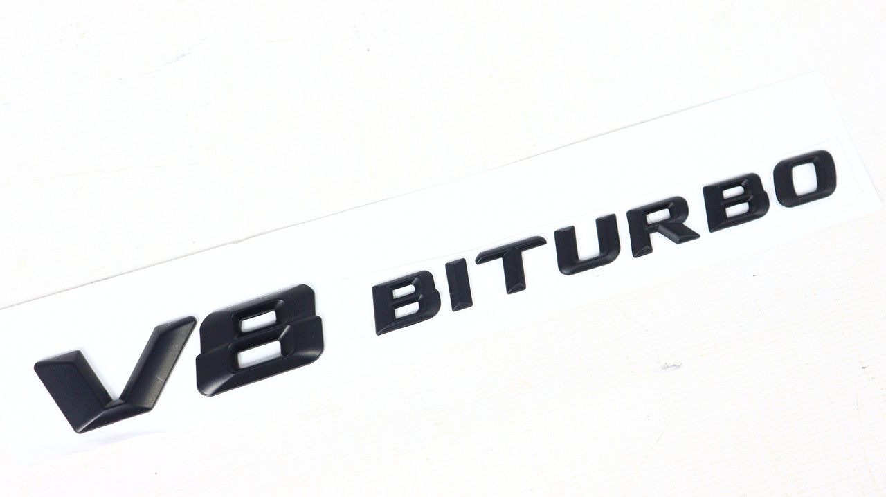 Напис V8 Biturbo black