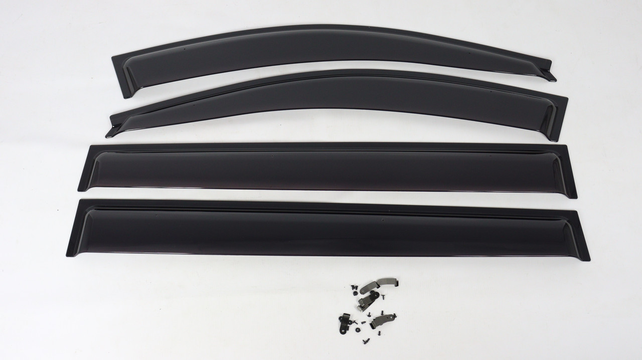 Вітровики (на скотчі, компл.: 4шт, CK) Mitsubishi Pajero Sport 2008-2016, фото 1