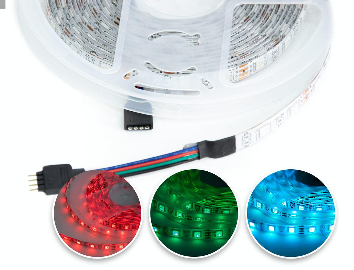 Светодиодная РГБ ЛЕД лента с пультом LED Strip 5050, диодная RGB + контроллер и пульт (TO) - фото 2 - id-p1495571585