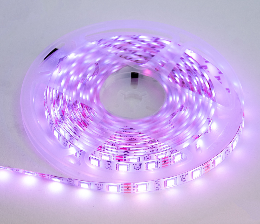 Светодиодная РГБ ЛЕД лента с пультом LED Strip 5050, диодная RGB + контроллер и пульт (TO) - фото 6 - id-p1495571585