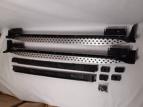 Бокові пороги Mercedes ML W164 2005-2011 (оригін. дизайн)
