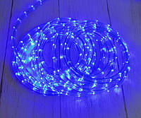 Светодиодная лента, уличная гирлянда дюралайт, LED (синий свет), 8 метров, (доставка по Украине) (TO)