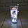 LED гірлянда-нитка на батарейках (10 м, 100 LED, Кольорова) світлодіодна ЛЕД дротова "роса", фото 3