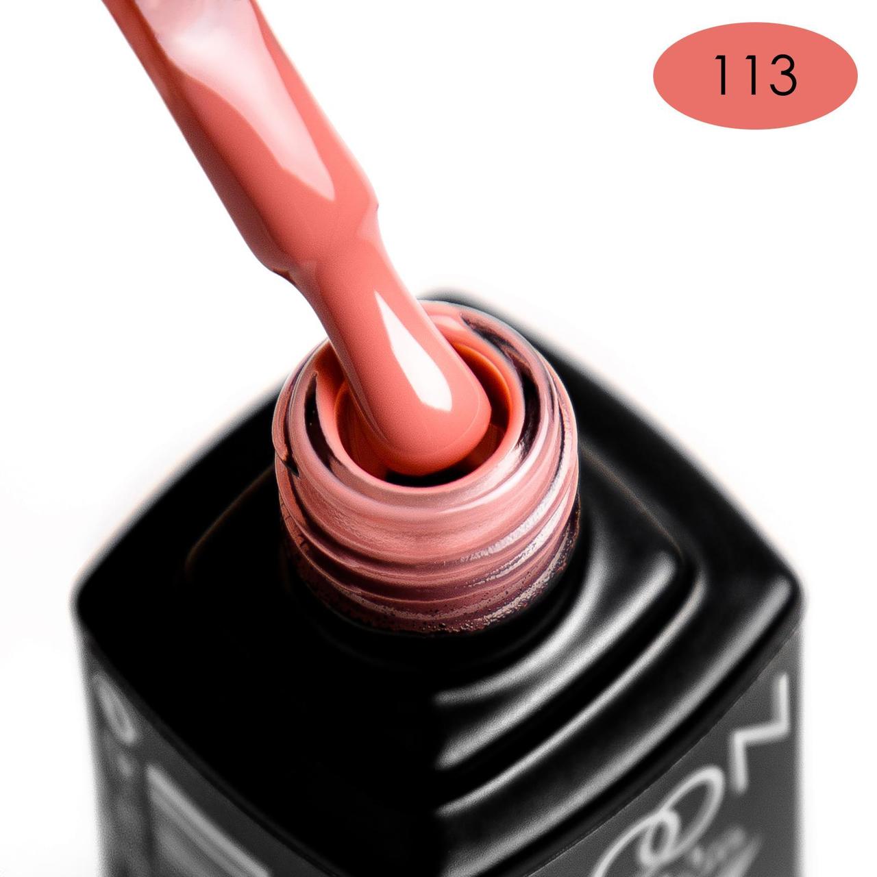 Гель-лак MOON FULL color Gel polish №113, лососевий