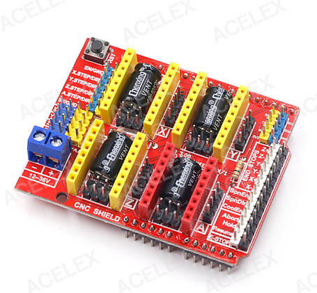 ARDUINO CNC SHIELD A4988 управління міні ЧПУ, 3Д принтером кроковими двигунами, фото 2