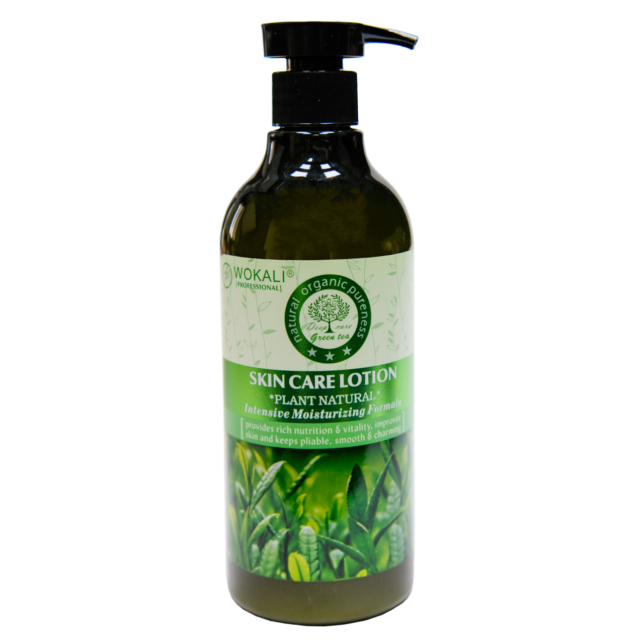 Лосьон для тела Wokali Prof Skin Care Lotion Plant Natural Green Tea WKL173 550 мл - фото 1 - id-p1477365828