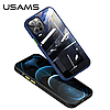 Чохол бампер для Iphone 12 Pro Max USAMS PC+TPU Case for iPhone US-BH628 Зелений, фото 4